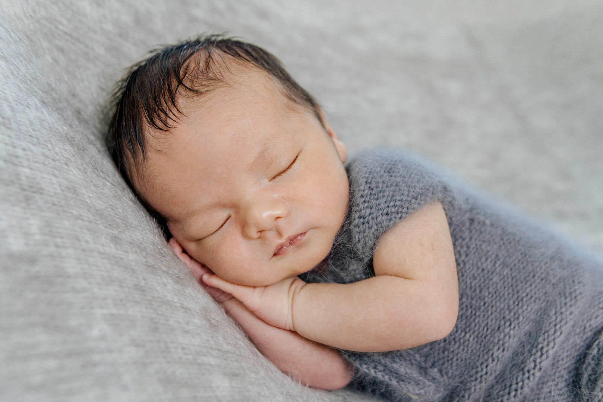 Neugeborenen Fotoshooting - Baby Felix in Heidenheim